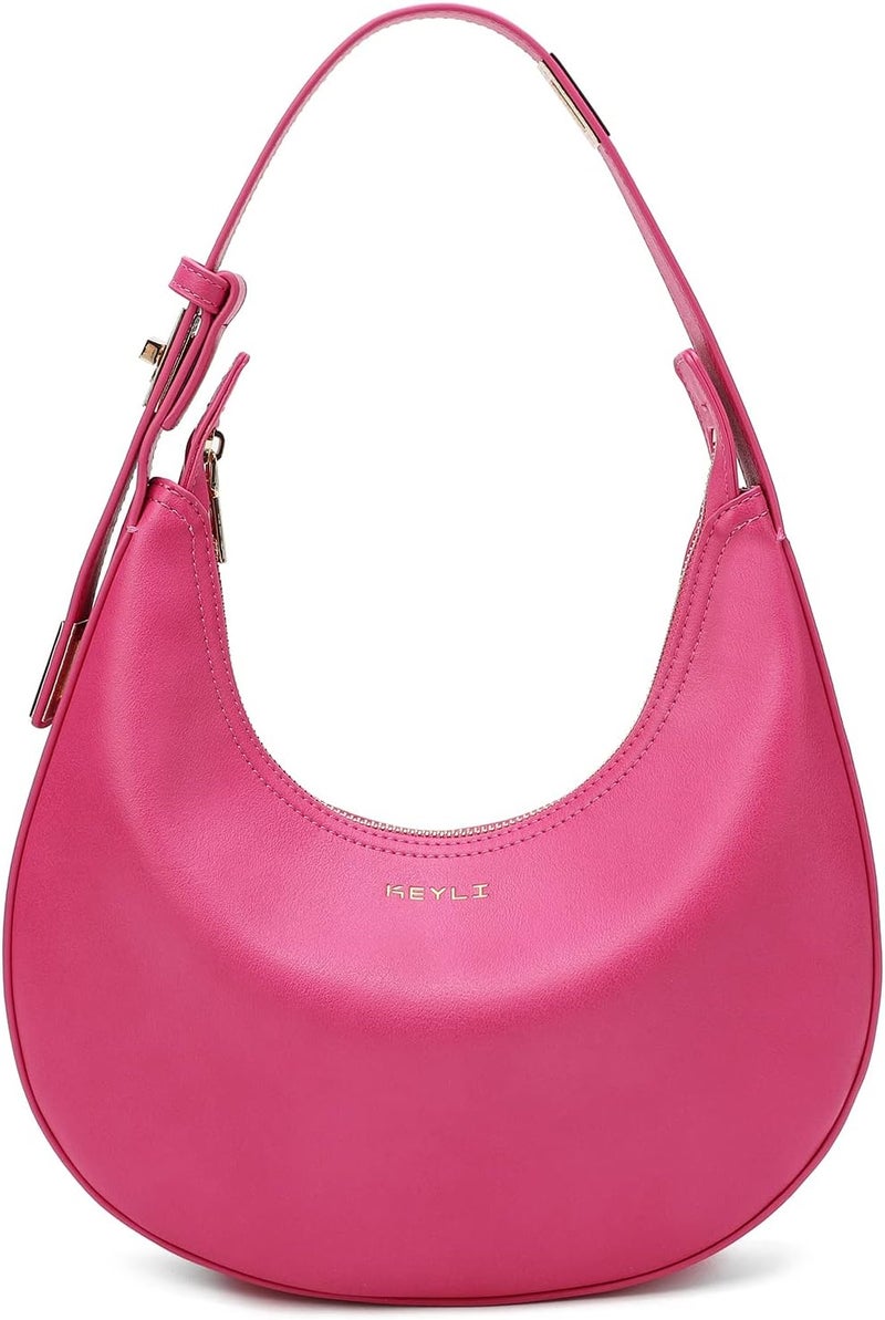 Keyli Shoulder Bag for Women Stylish Casual Clutch Purses for Women 3 Ways Adjust Strap Hobo Handbags with Zip Closure - Image 1